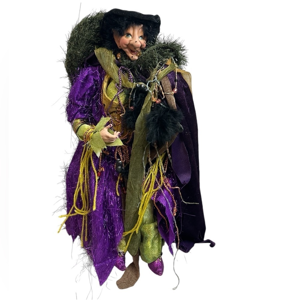 MARK ROBERTS 18 WITCH PURPLE GLITTER 18 ", NWT , it doesn’t have a box - Picture 14 of 16